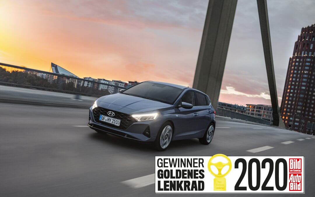 Hyundai i20 gewinnt Goldenes Lenkrad 2020